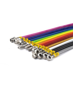 Honda CR125R (K) 1989-1989 Standard Replacement Brake Lines HEL Stainless Steel Braided