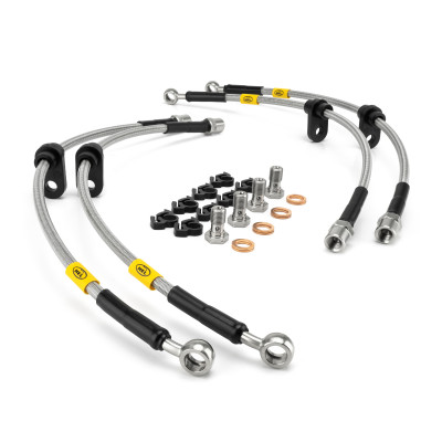 BMW 2002 Touring Brake Lines HEL Stainless Steel Braided