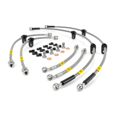 Fiat Panda MK2 1.4 2006- Brake Lines HEL Stainless Steel Braided