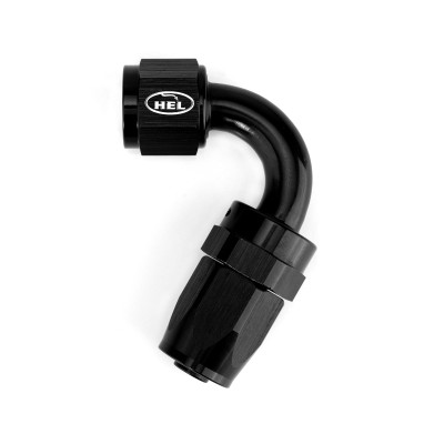 HEL Aluminium -8 AN 120° Hose End Fitting for Braided Rubber Hose