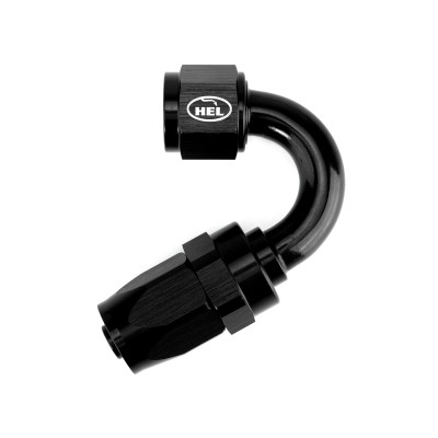HEL Aluminium -8 AN 150° Hose End Fitting for Braided Rubber Hose